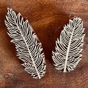 Sellos de plumas para cerámica, sellos de alfarería, grabado en madera, arcilla, tela, cerámica.