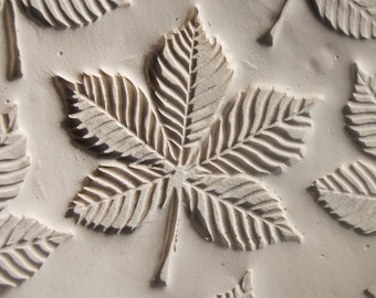 Lönnlöv keramikstämpel 7 cm för keramik, polymer, träkloss, lera, tyg, keramik, journaling. Skogslöv naturdesign
