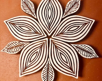 KERAMIKSTÄMPEL, Frökapselstämpel/lövstämpel (7 cm) för keramik, träklossar, lera, tyg, keramik, journaling. Polymer