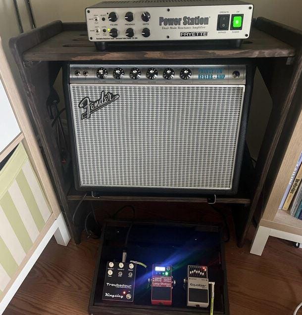 Handcrafted Amplifier Head and Cabinet Stand - Etsy