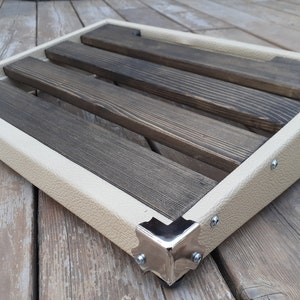 Handcrafted Fender Blonde Tolex Guitar Pedalboard