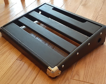 Handcrafted Taurus Black Tolex Guitar Pedalboard