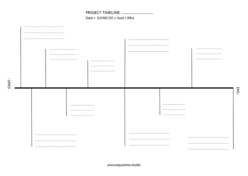 Download Project Timeline Template Printable Pdf Project - Etsy