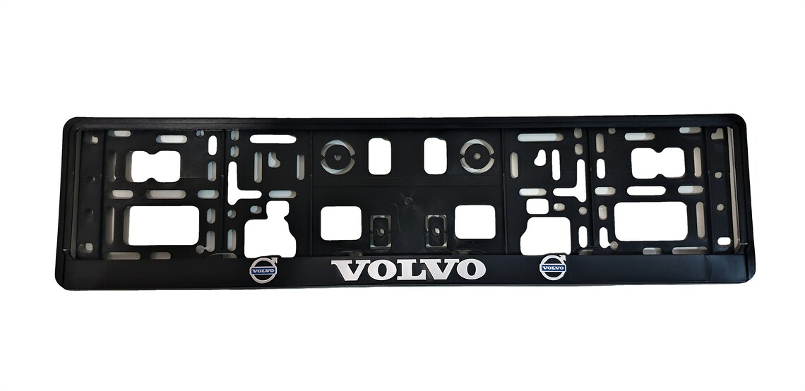 2x Volvo License Number Plate Holders / Frames V70 S40 S60 Etsy