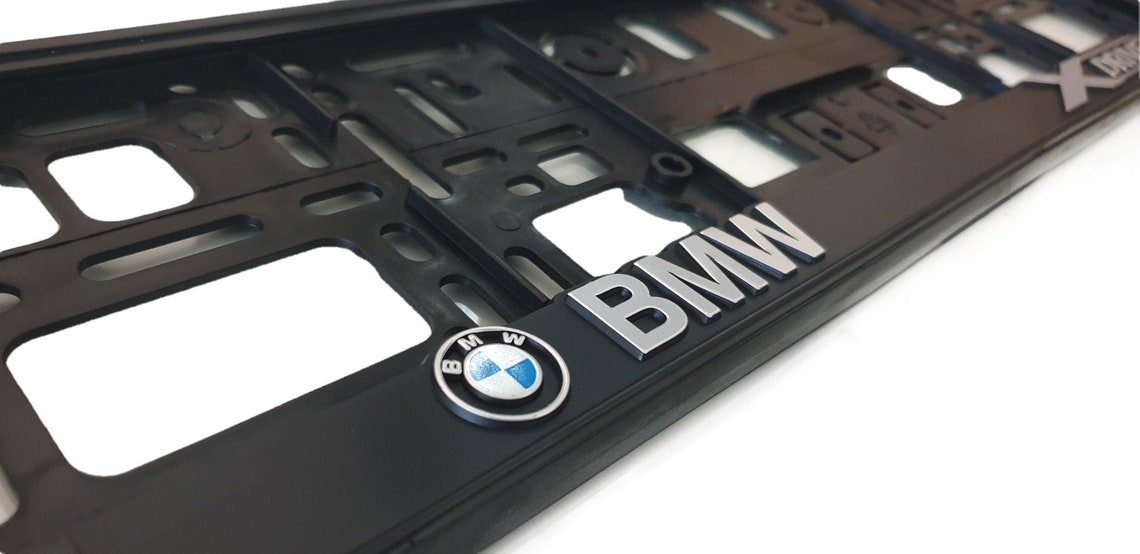 2x BMW xDrive License Number Plate Holders / Frames x5 x6 Etsy