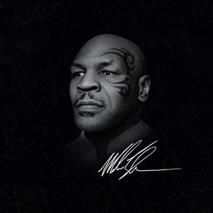 Mike Tyson Head PNG Print Ready for Sublimation Printing DTG, DTF, printable, Boxing, Downloadable.