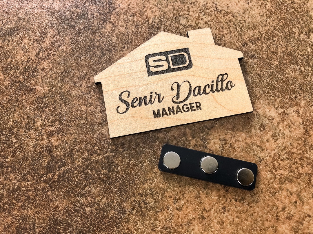 Real Estate Name Tag, Real Estate House Name Tag, Custom House Shaped