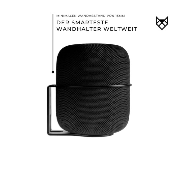 Apple HomePod Wandhalterung schwarz und starr von SX-Concept