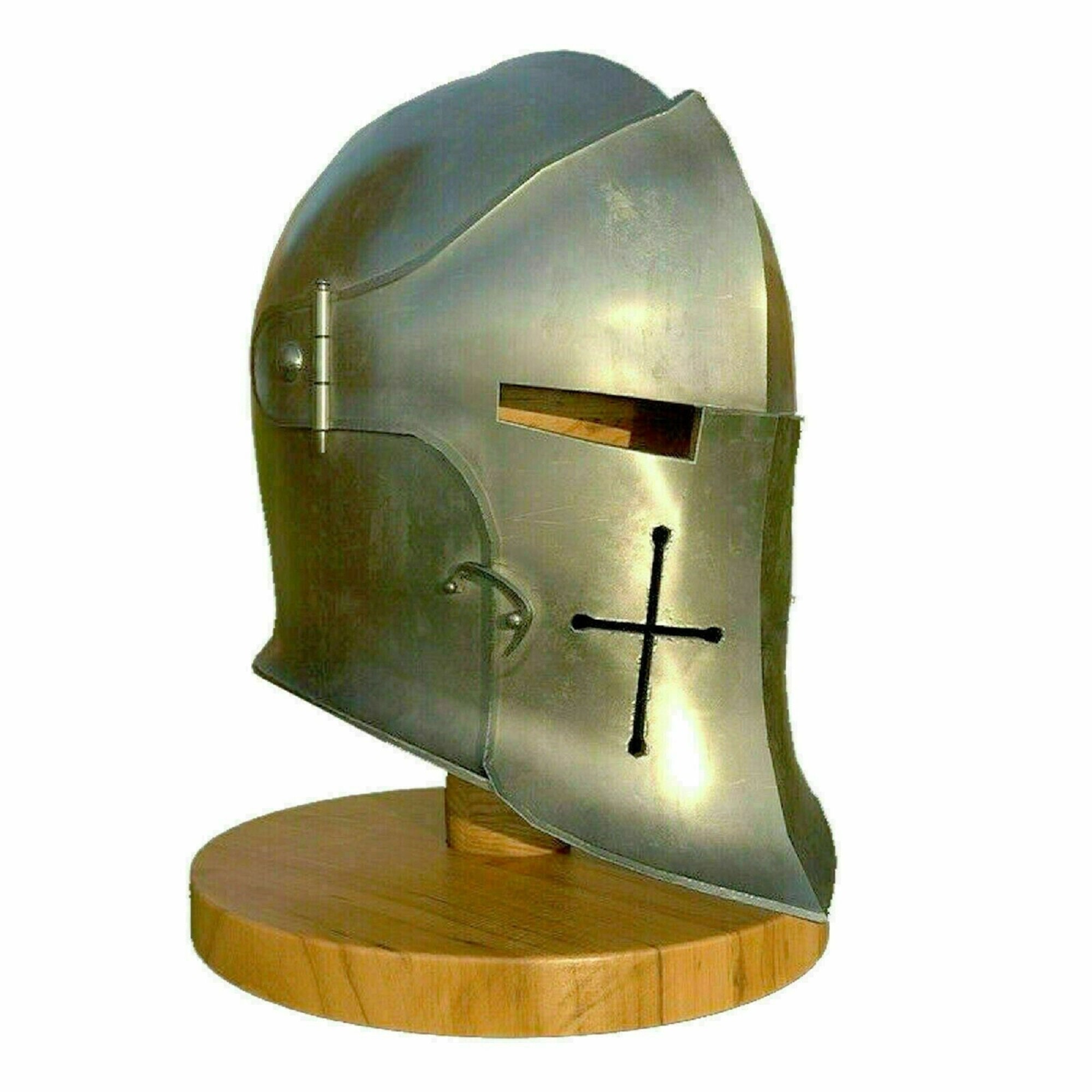 New Super Medieval Knight Armor Crusader Templar Helmet with Brass 