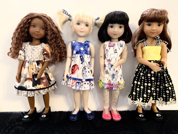 Bedrucktes Muster Vier leichte Kleider für Rubinrote | Etsy