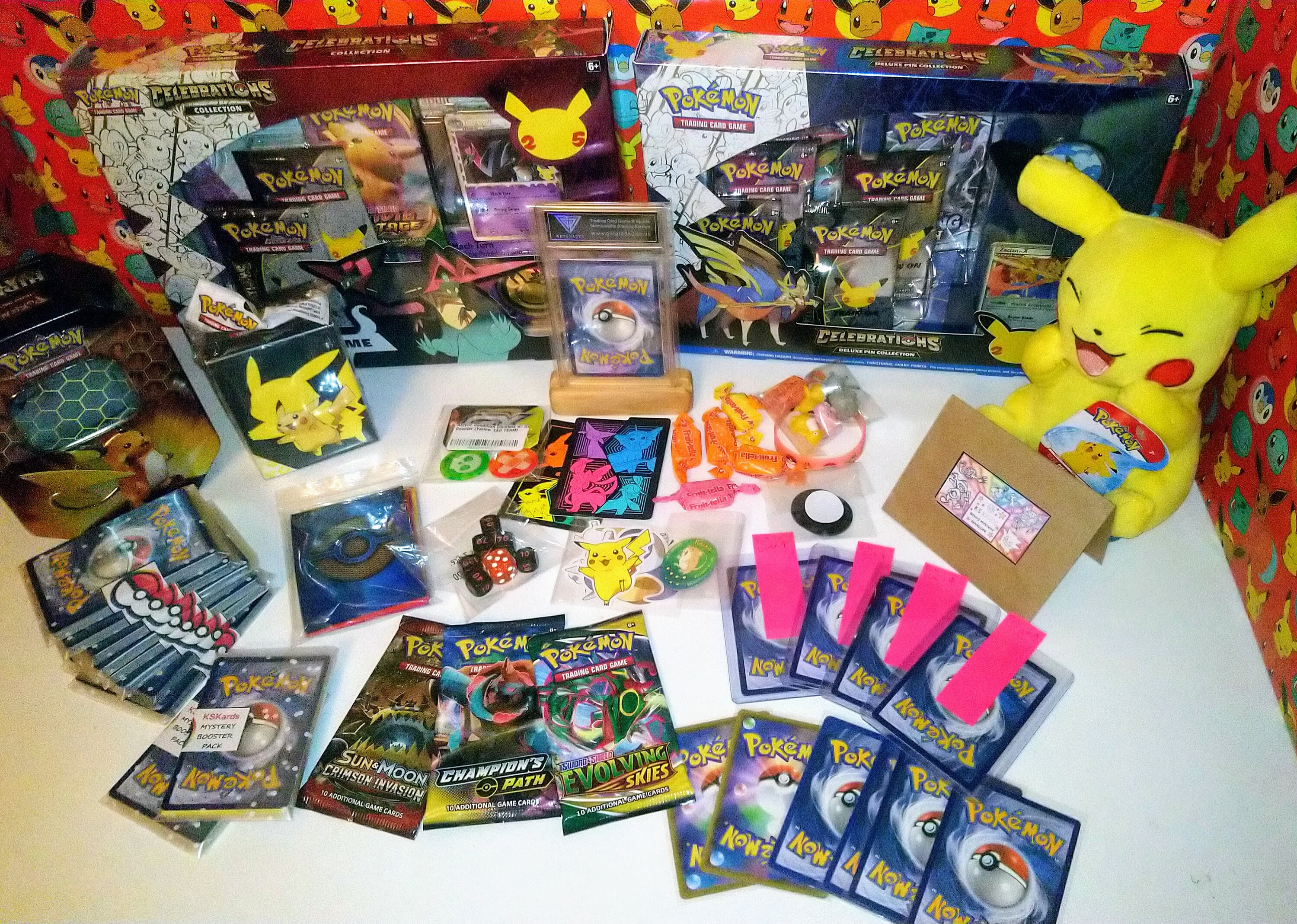 Pokemon Mystery Gift Box Gold by KS Kards. Surprise Gift, Birthday Gift