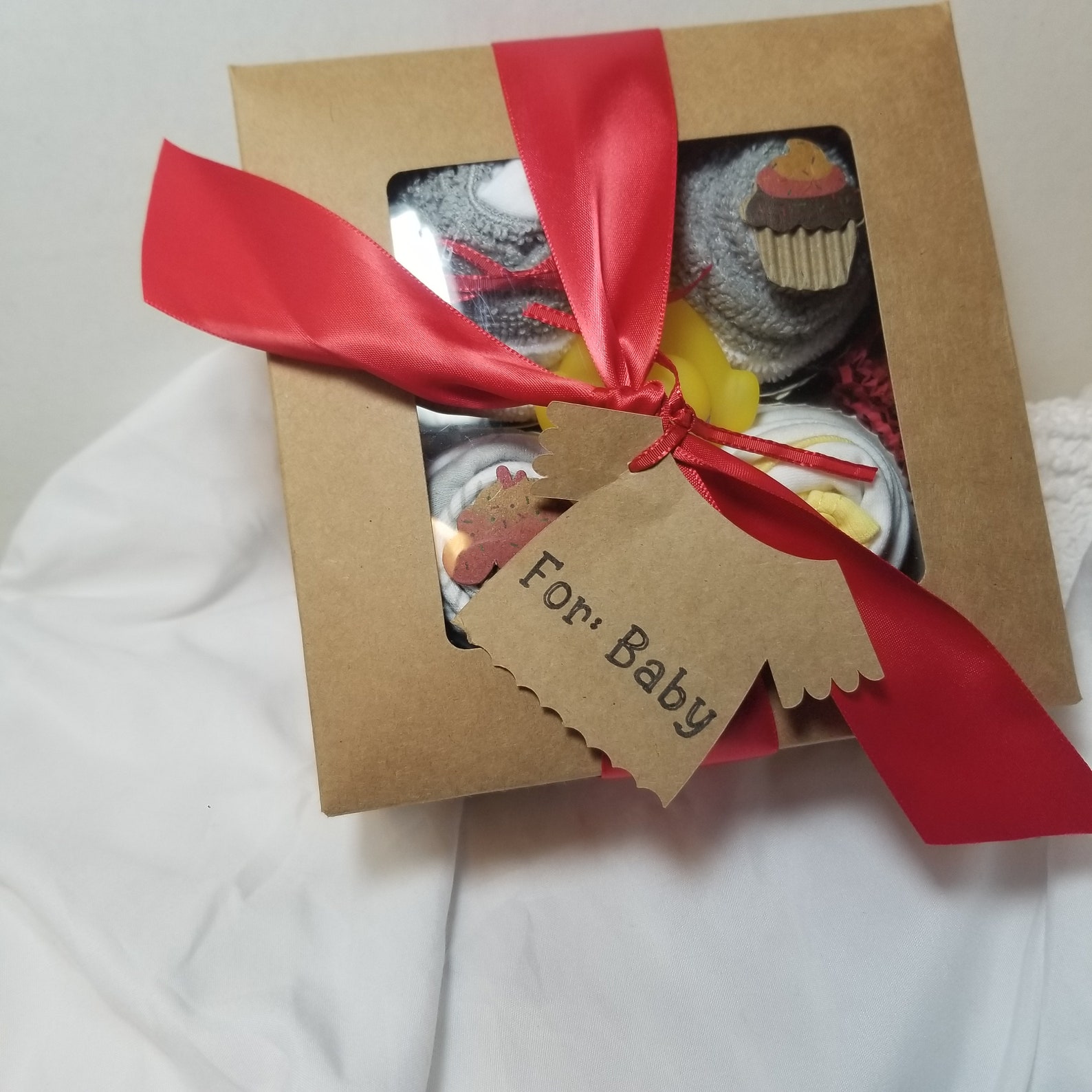 Baby Shower Cupcakes Baby Onesie Newborn Gift Baby Gift Etsy