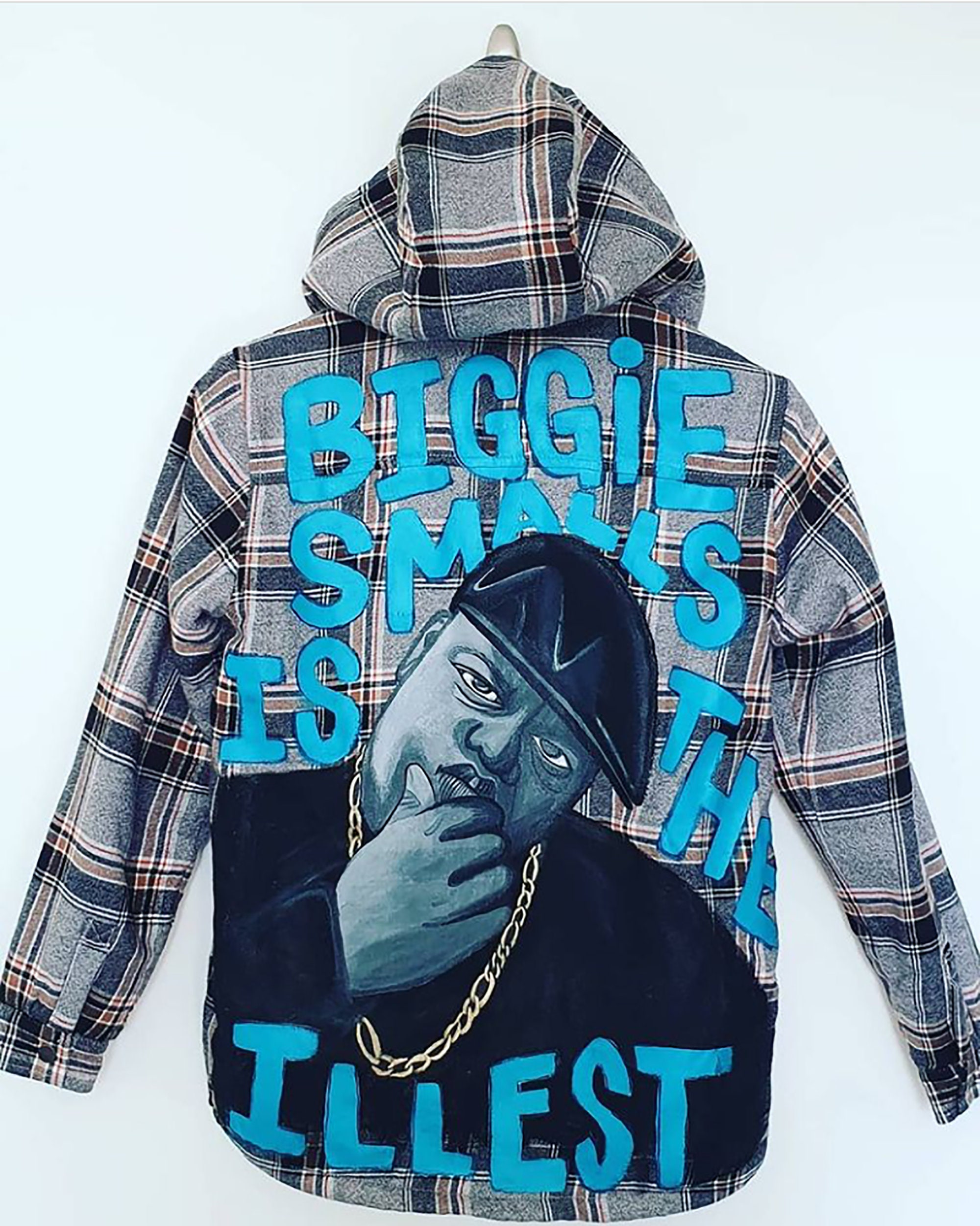 Custom Hand Painted Biggie Small Jacket Etsy UK