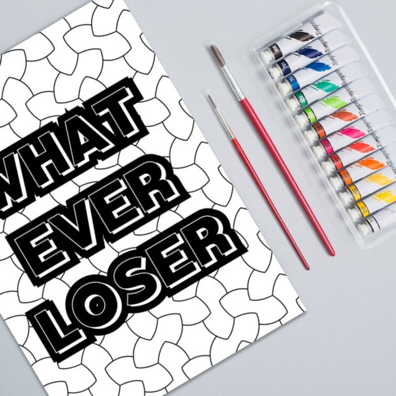 10 Colouring Pages Funny Rude Swear Colouring Digital - Etsy