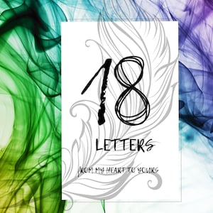 Diario Digital para Imprimir "18 Cartas: De Mi Corazón al Tuyo", Escribiéndole cartas a su hijo en cada cumpleaños, Regalo para niños