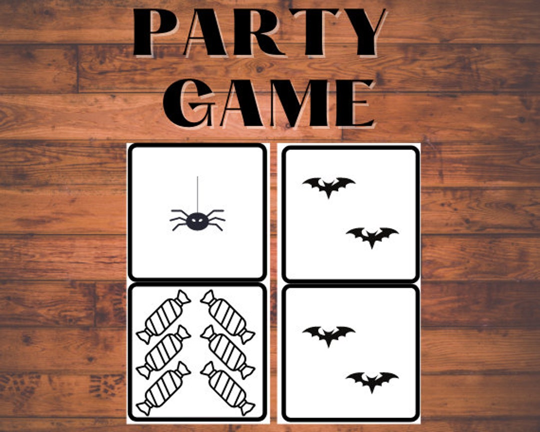 28 Printable Large Domino Pieces, Halloween Theme Game, for Outdoor ...