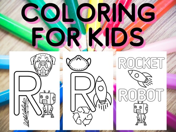 80 english alphabet letter printable coloring pages for kids etsy