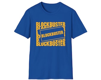 Blockbuster Logo T-Shirt | Retro Movie Rental Design
