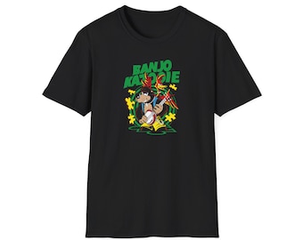 Banjo Kazooie Graphic T-Shirt | Video Game Character Art, Retro 3D Platformer
