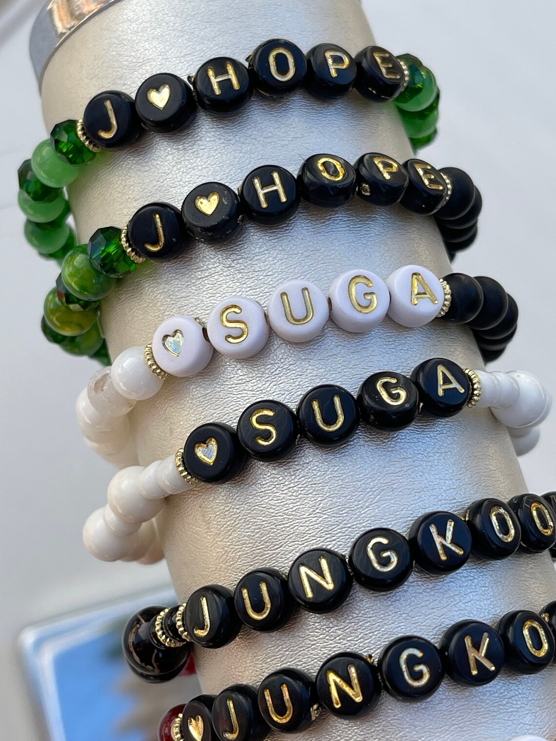 BTS Suga Bracelet Yoongi Bangtan BTS Kpop Etsy