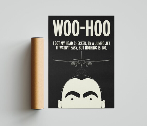 Blur - Song 2, Woo-hoo, Typographic Art, Music Wall Art Print. - Etsy