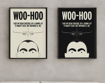 Blur - Song 2, Woo-hoo, Typographic Art, Music Wall Art Print. - Etsy