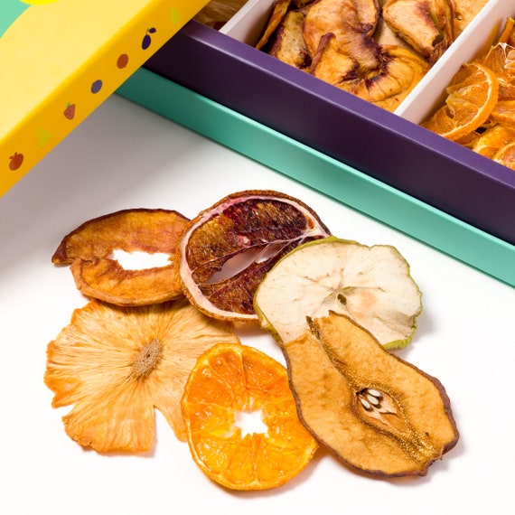Organic Dried Fruit Chips 6 Different Types Dried Fruit Etsy UK