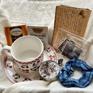 Dark Academia Mystery Box/Mystery Bundle, Blind Date with a Book and Mystery Teacup- Fall and autumn gift idea