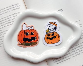 Snoop Autumn Pumpkin Sticker | Cozy Fall Decal