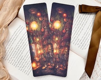 Apothecary Witchy Bookmark | Magical Apothecary Bookmark | Witchy Reading Accessory | Gift for Her | Green Witch Bookmark | Potions Bookmark