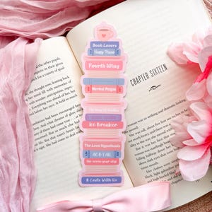 Personalized Favorite Books Bookmark | Custom Book Tracker Bookmark | Book Stack Bookmark | Gift For Book Lovers | Bookish Gift | Book Club