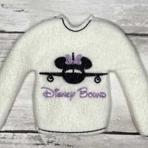 In The Hoop- ITH Santa's elf sweater embroidery design, ITH Mouse elf sweater digital design, Mouse shirt, Mouse shirt digital file