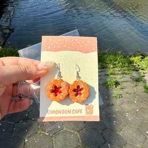 Linzer Cookie Clay Earrings