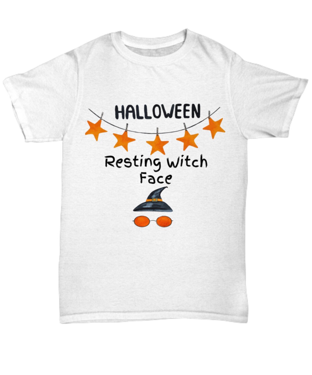 Halloween Witch Funny T-shirt White Unisex Tee Resting - Etsy Halloween Witch Funny T-shirt White Unisex Tee Resting - Etsy