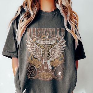 Nashville Shirt, Country Girl Shirt, Concert Shirt, Nashville Tennessee Shirt, Western Graphic Tee, Western Clothing, Cute Western Shirt