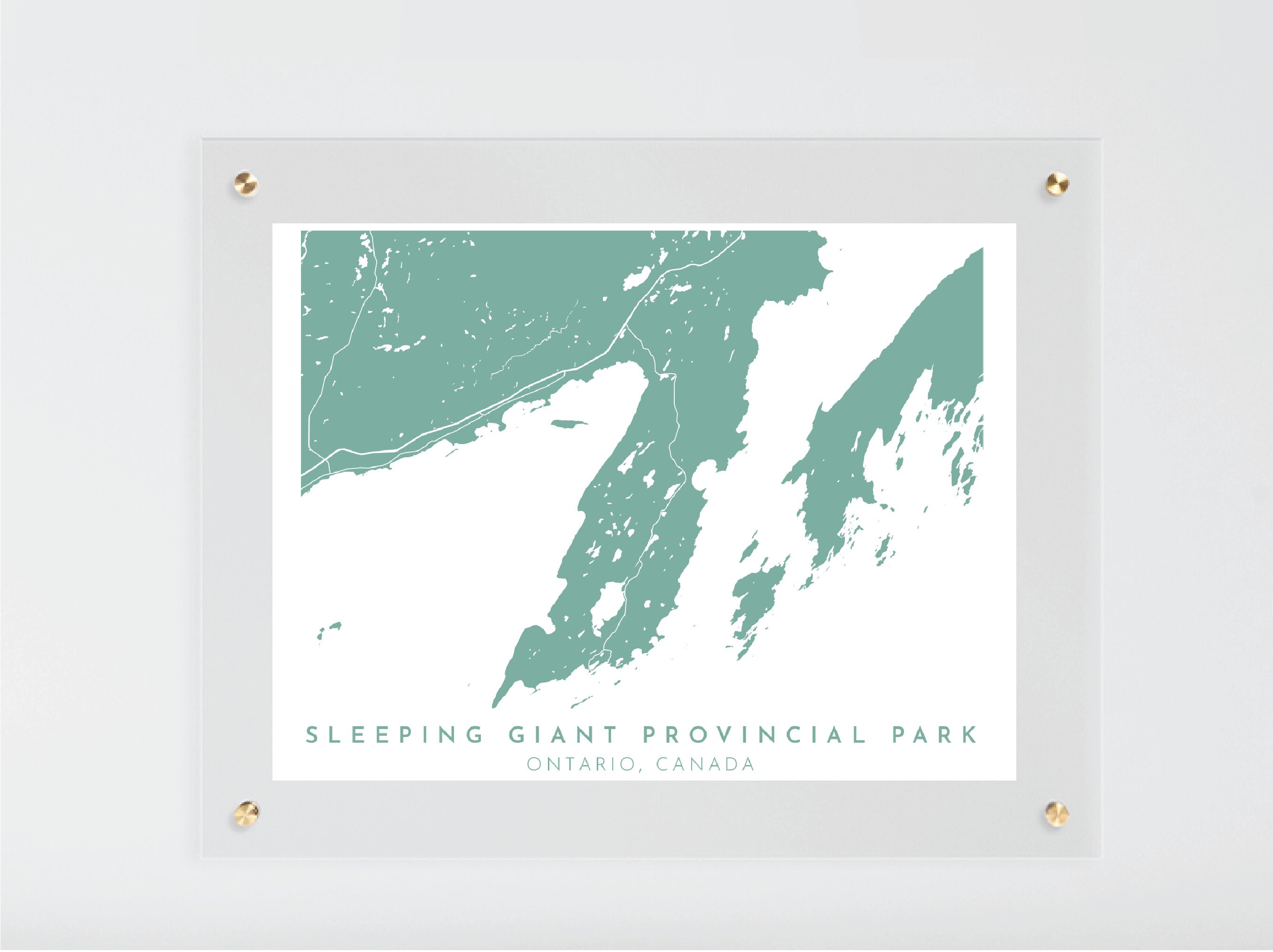 Sleeping Giant Provincial Park Map