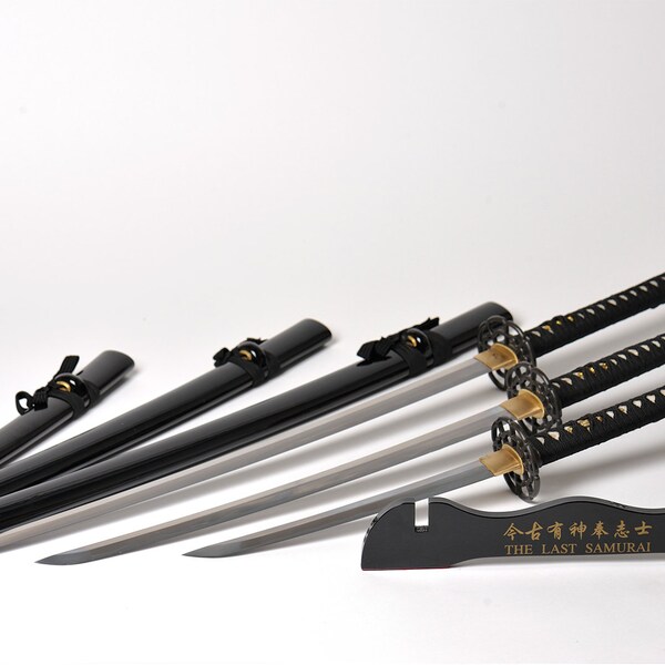 Samurai Swords Set Etsy Samurai Swords Set Etsy