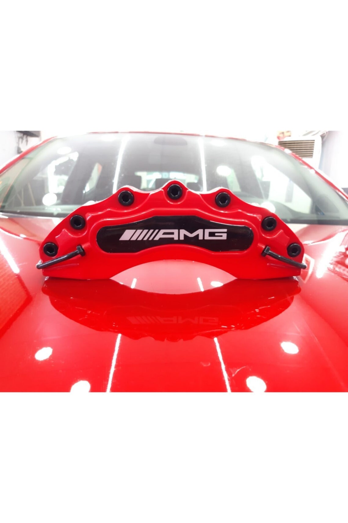 Mercedes Amg Caliper Cover Caliper Cover Set of 4 Red Brake Etsy