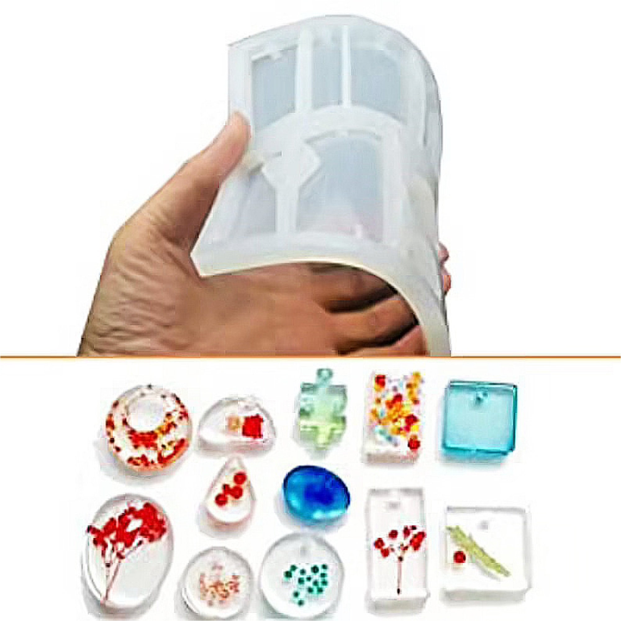 Resin Mold Kit Silicone Casting Molds Tool Set for DIY Etsy