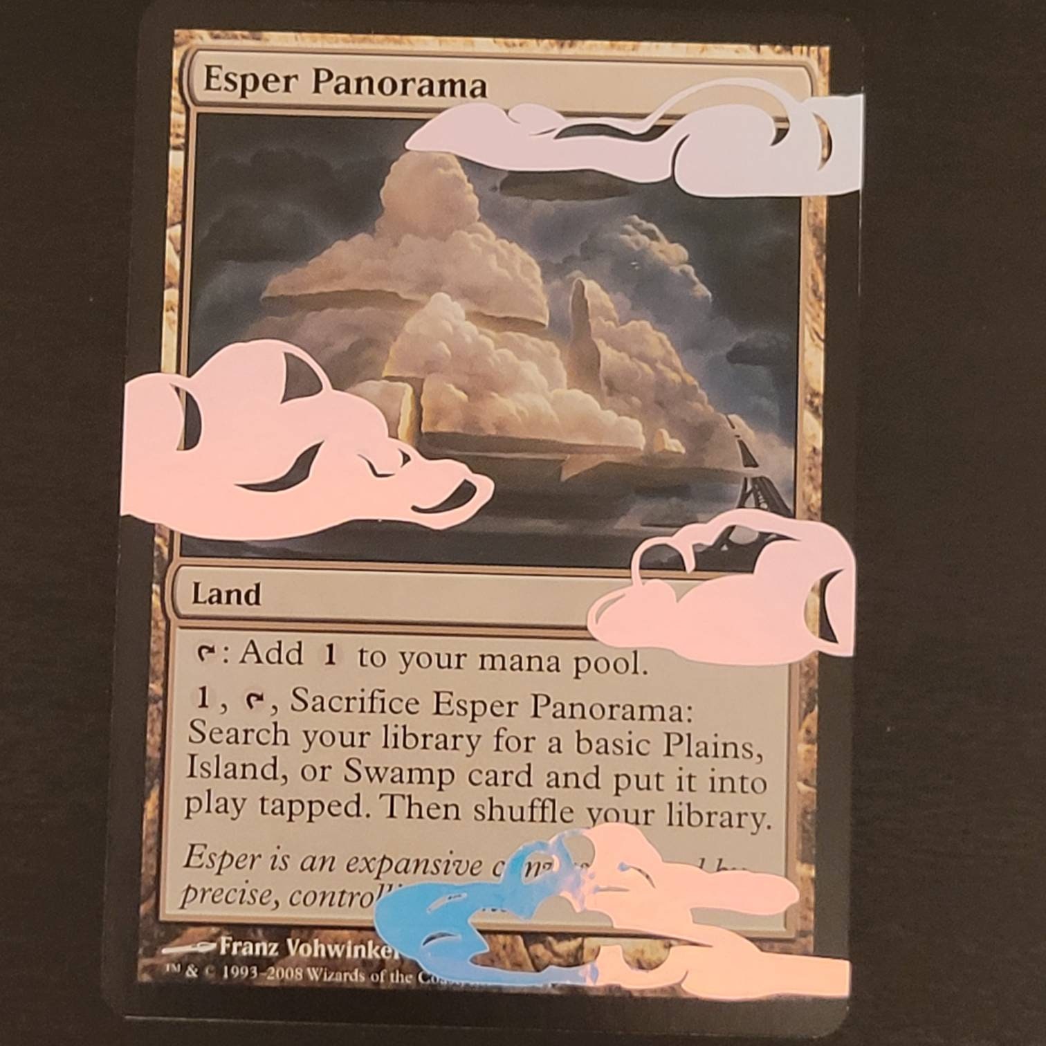 Foil Altered Esper Panorama Mtg Magic Card - Etsy Finland