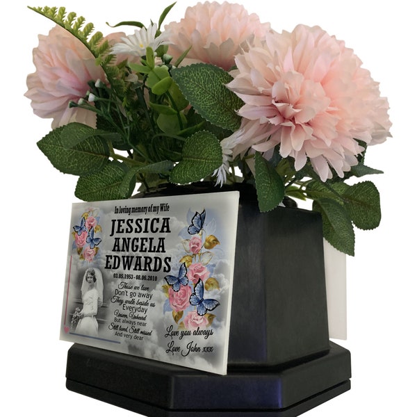 Weighted Pot for Cemetery Flowers Etsy