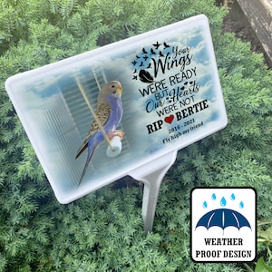 Hunde Grabmarkierer, Erinnerungs-Erinnerung An Haustier, Baumpfahl Mit Personalisierter Fotoplakette, Gartengrabverzierung, Deine Flügel Waren Fertig Designt