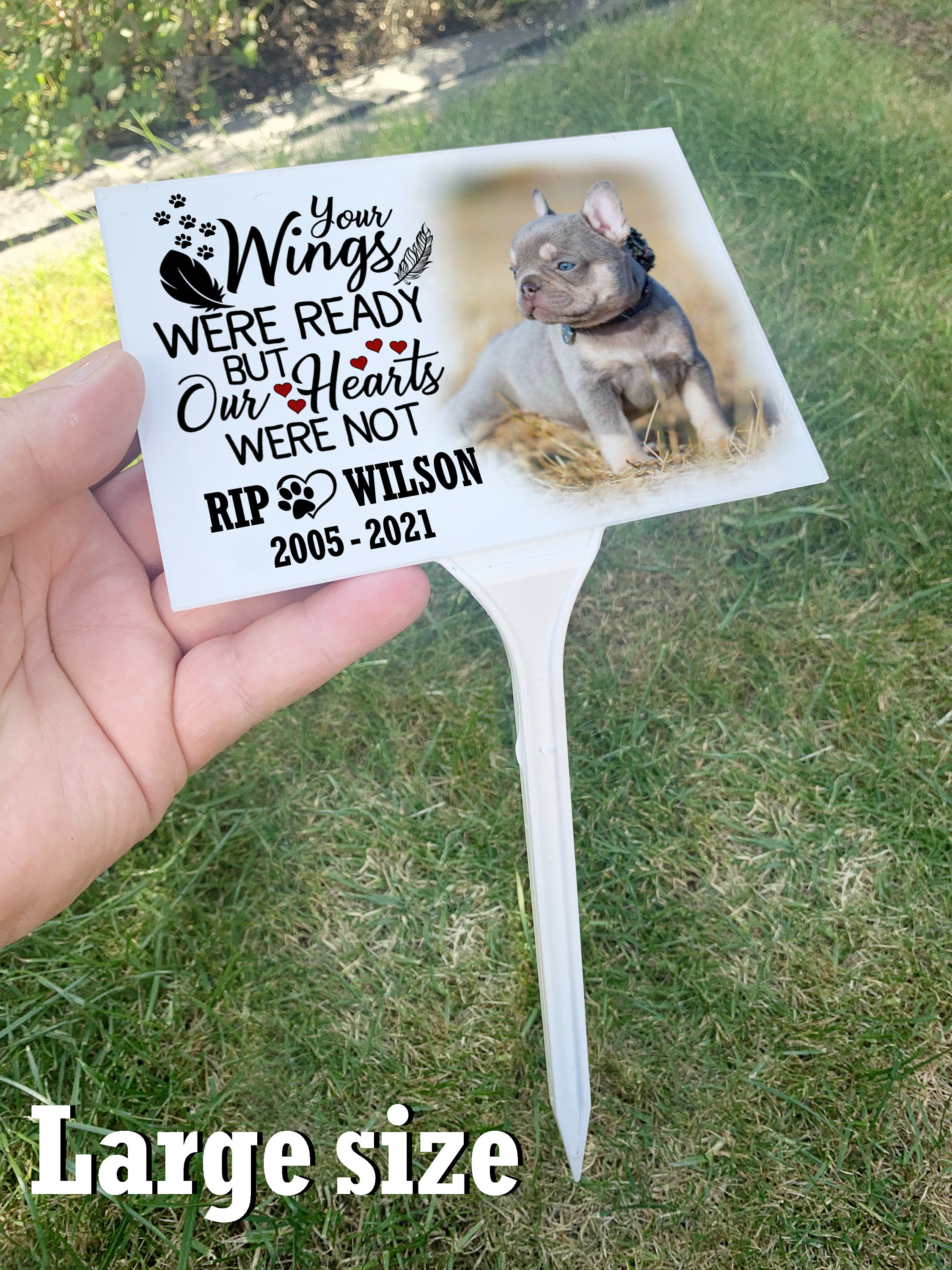 Cartello Per Cane Cane Corso, Palo Commemorativo Personalizzato - Foto 6