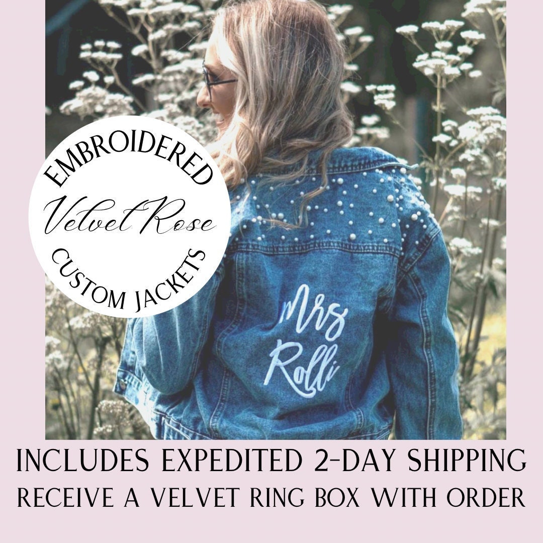 FLASH SALE Embroidered Bride Jean 