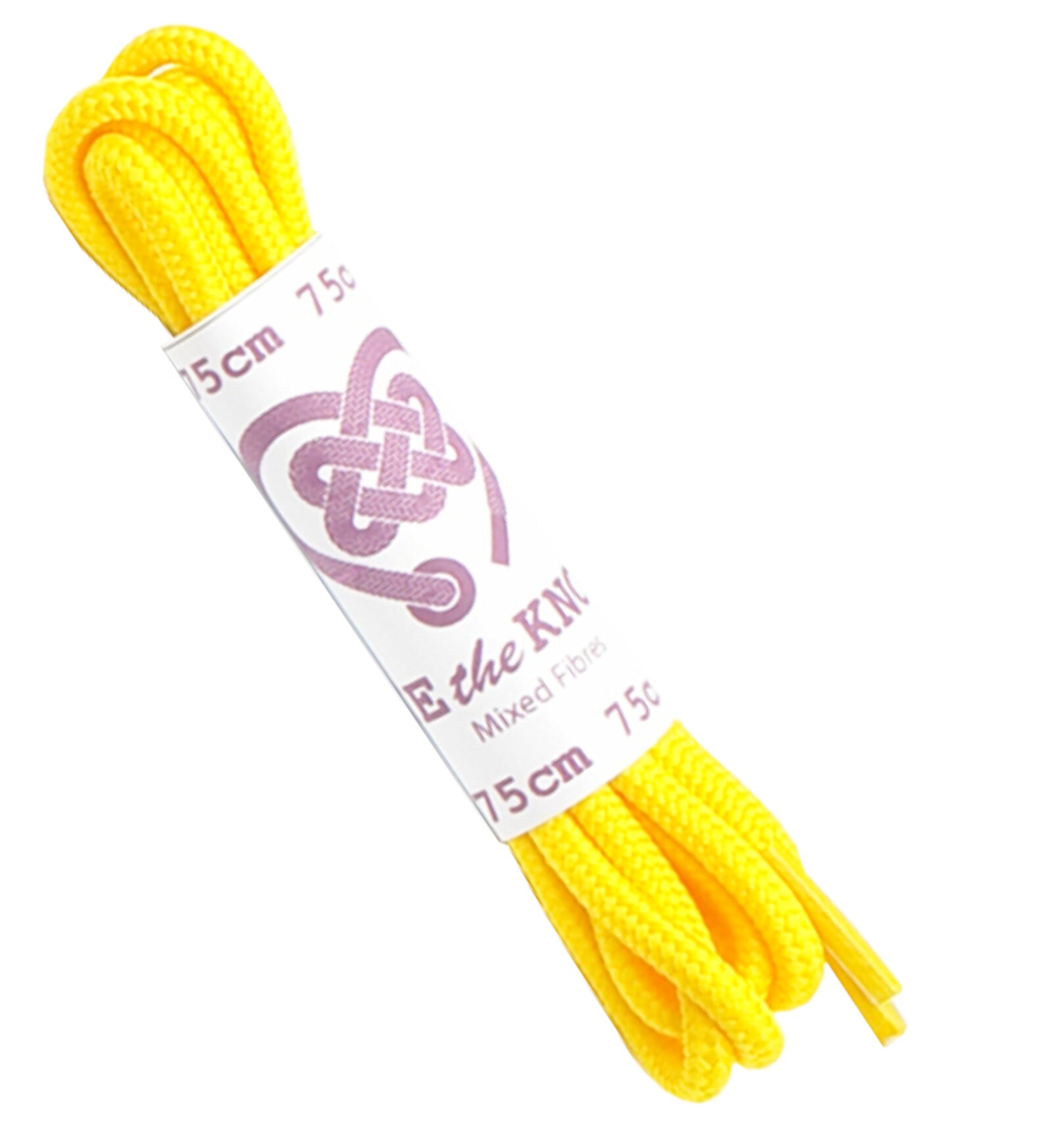 Shoe Laces Yellow 75cm Long and 4mm Wide Mixed Fibres mainly Etsy UK