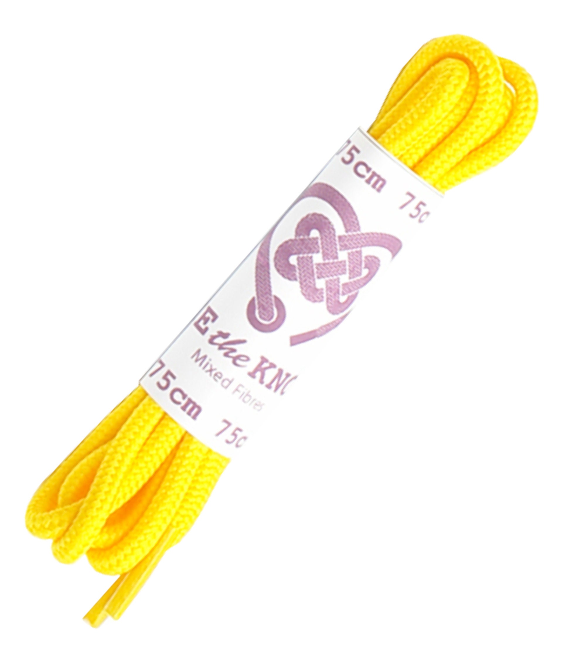 Shoe Laces Yellow 75cm Long and 4mm Wide Mixed Fibres mainly Etsy UK