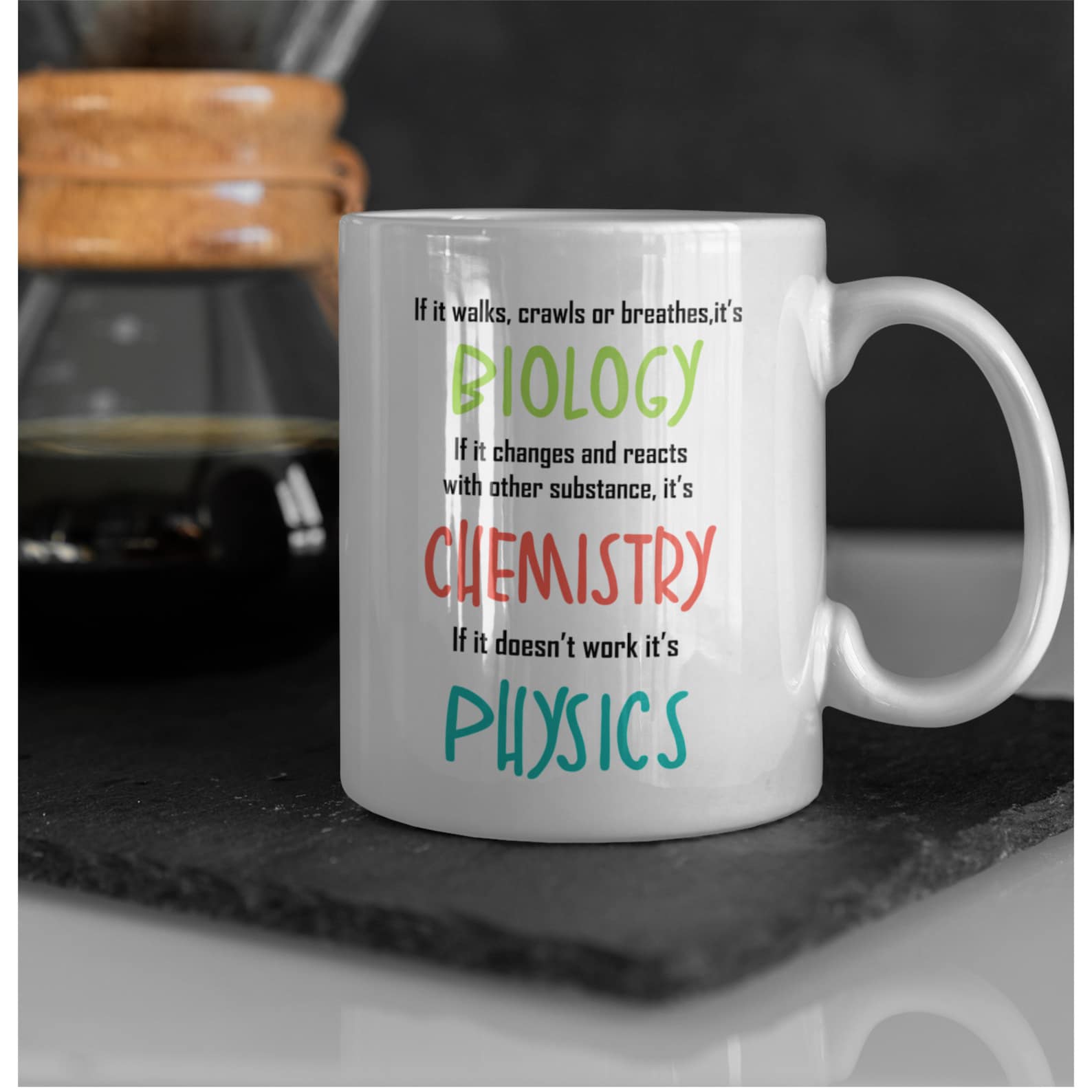 Funny Sciences Mug 11oz White Ceramic Coffee / Tea Mug Gift Etsy