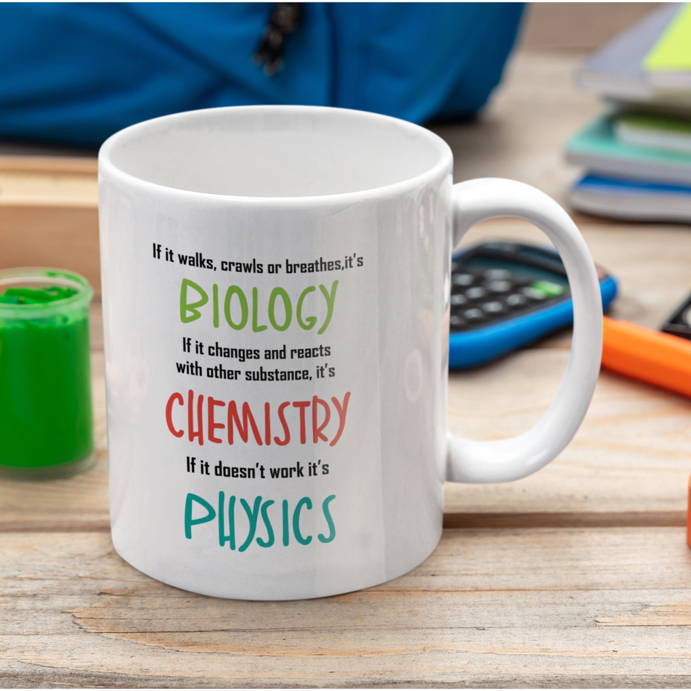 Funny Sciences Mug 11oz White Ceramic Coffee / Tea Mug Gift Etsy