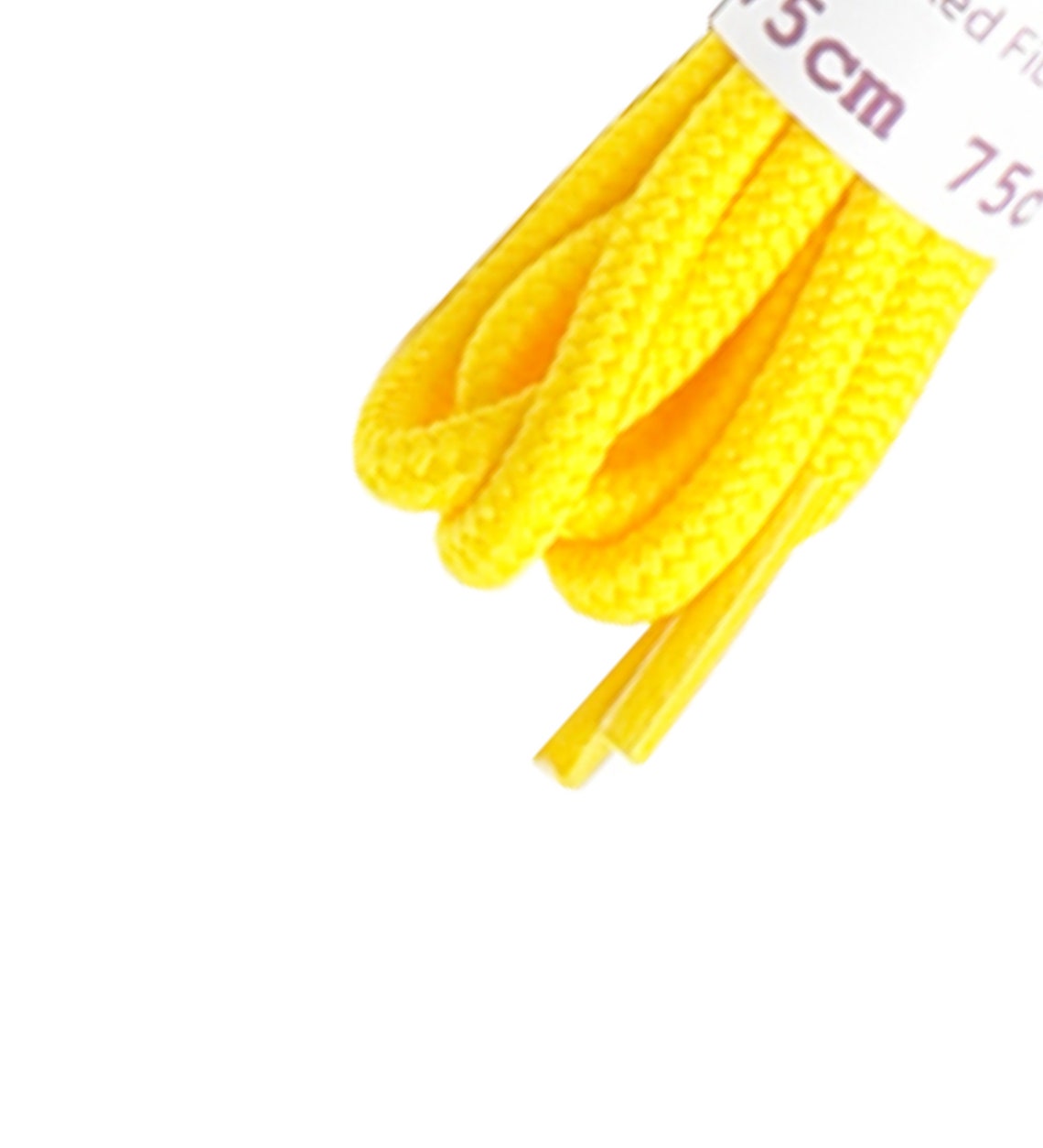 Shoe Laces Yellow 75cm Long and 4mm Wide Mixed Fibres mainly Etsy UK