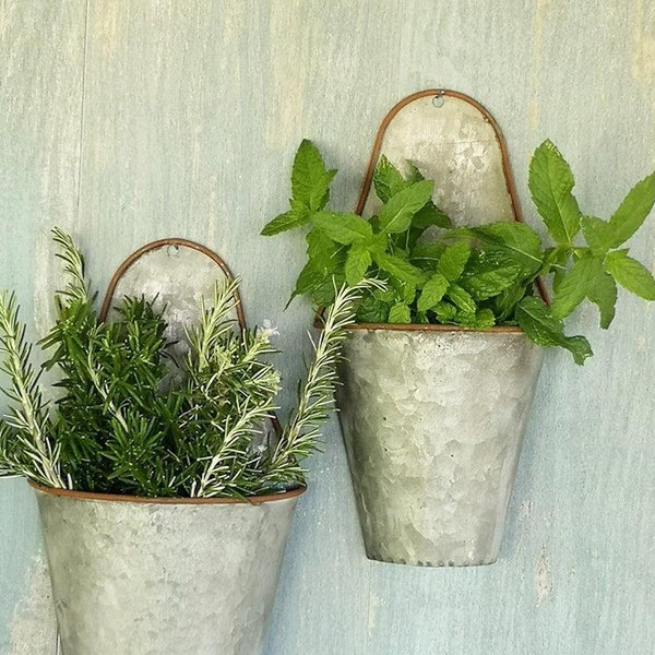 Metal Wall Planter Etsy UK